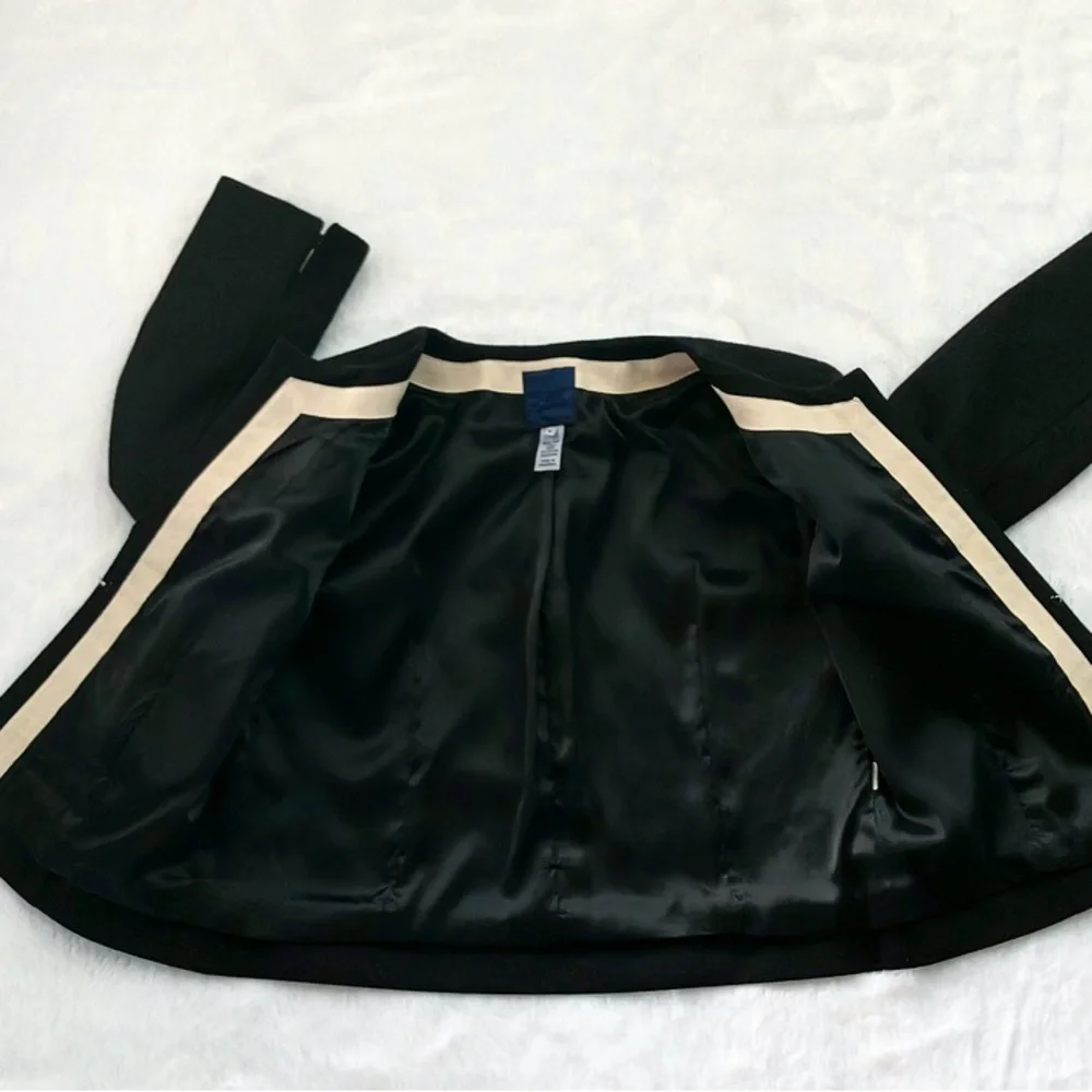 Like New Black J. Crew Wool Open Front Blazer, Size 6